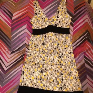 Diane von Furstenberg geo print dress